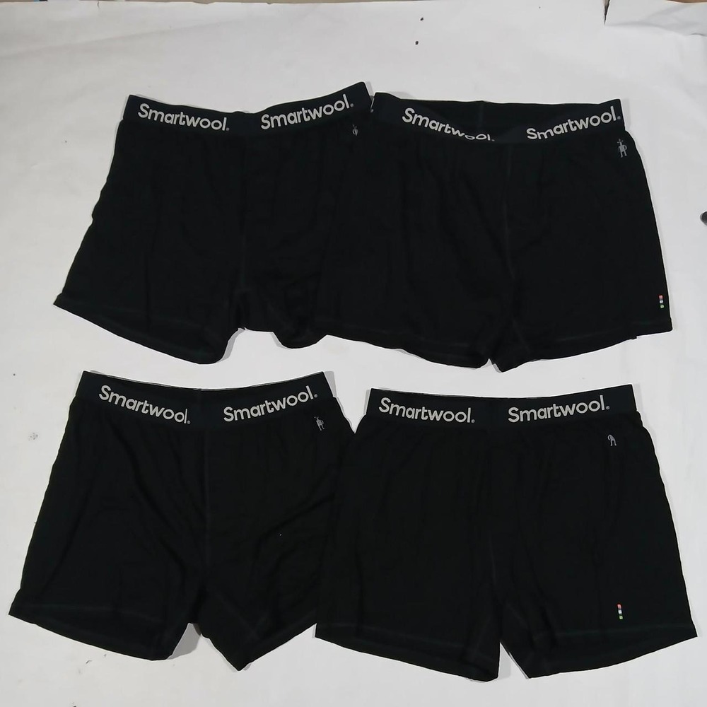 Lot of 4 Smarwool Boxer Briefs